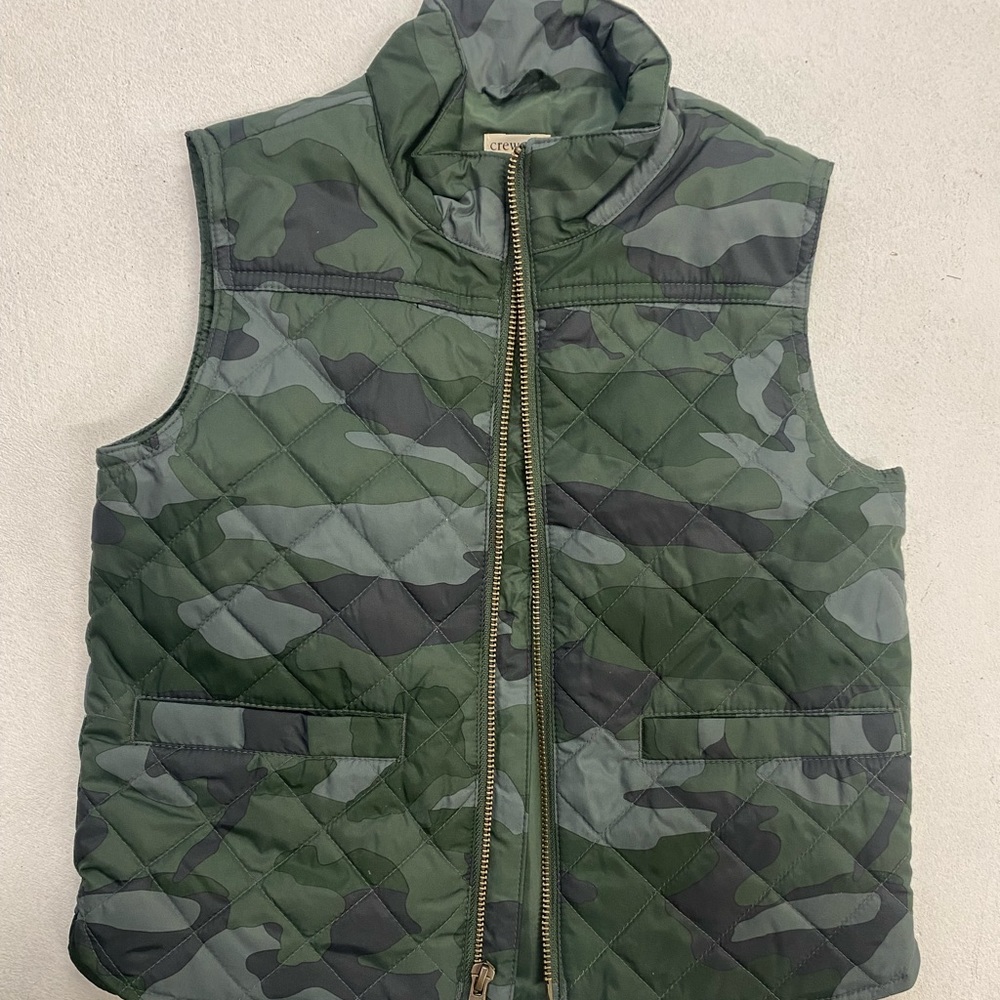 Kids Camo Vest - NWT - J.Crew